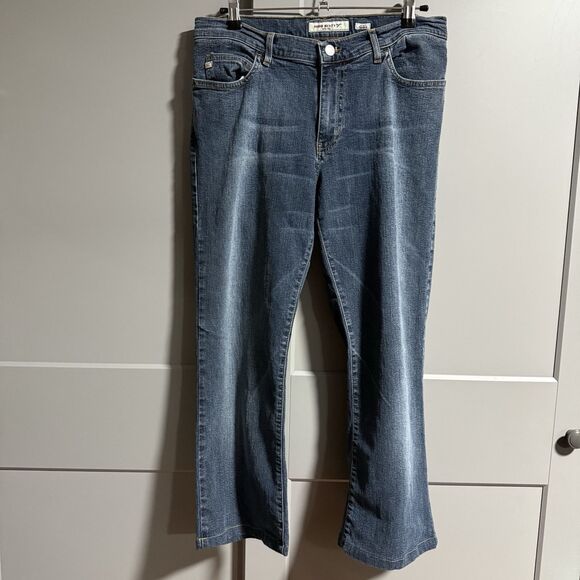 Miss Sixty Tommy Mid Rise Bootcut Denim Jeans Made In Italy Altered Blue 32 - Picture 1 of 11